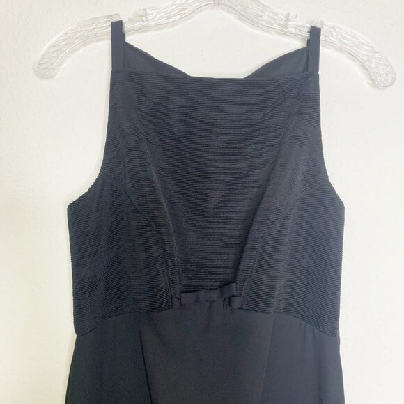 Vintage Susan Roselli for VIJack Black Maxi Evening Dress - Picture 2 of 11